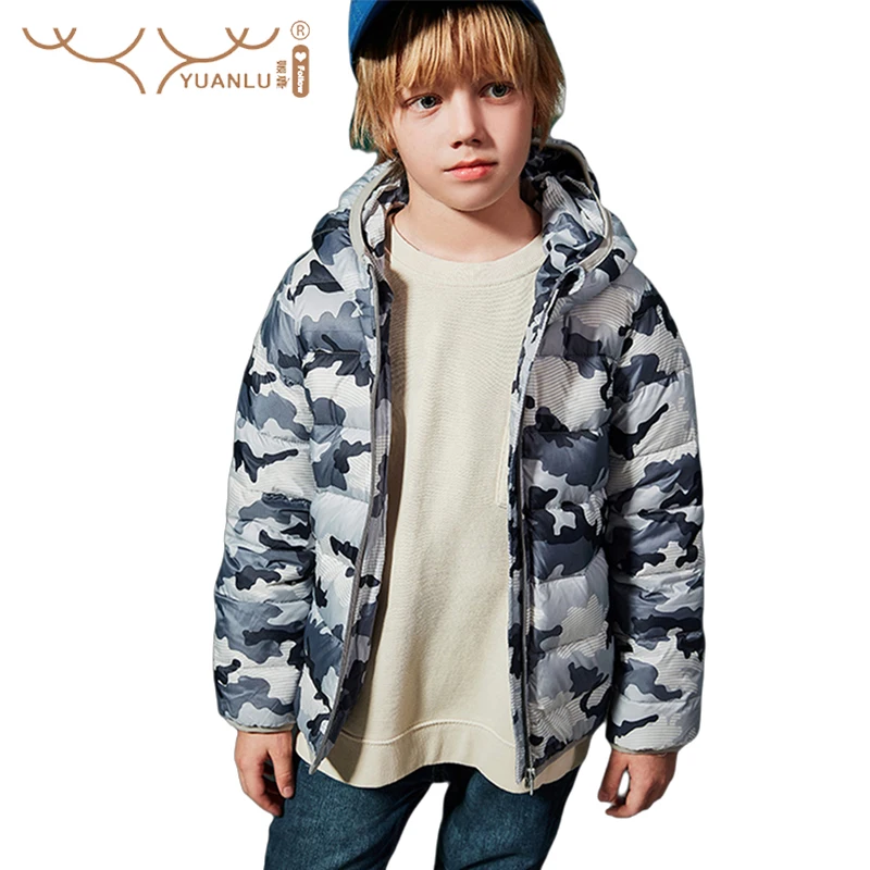 

YuanLu Winter Children Warm Down Vest Baby Waistcoat Kids Outerwear Vest Children Clothing Windproof Boys Girls Hooded Jackets