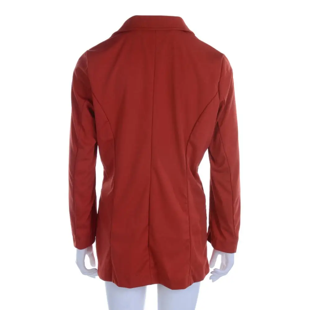 Модные женские блейзеры куртки Осень-зима 2019 офисный Женский блейзер для работы