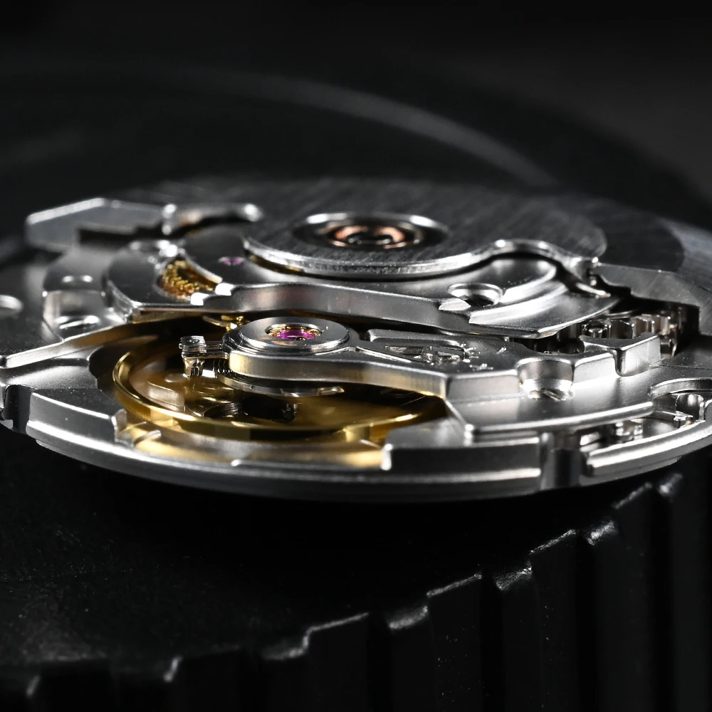 Watch Automatic Mechanical Movement PT5000 3H Self-Wind Movt Replace Accessories White Date Window High Accuracy 28800 VPH Clone |