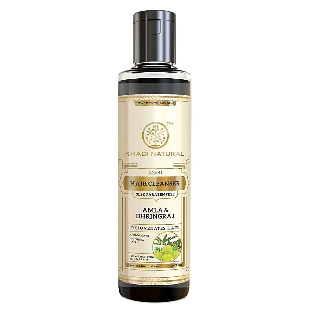 Шампунь восстановление волос Амла и Брингарадж Кхади Amla & Bhringraj Khadi) 210 мл. |