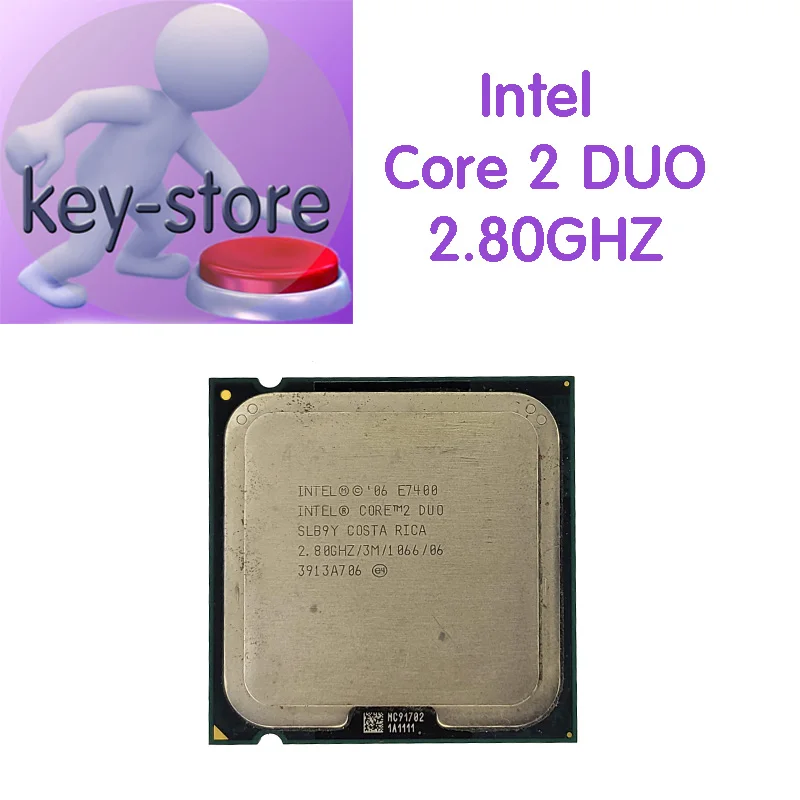 SLB9Y процессор для персонального компьютера (Intel Core 2 Duo E7400) LGA775 SLB9Y процессор для персонального компьютера (Intel Core 2 Duo E7400) LGA775