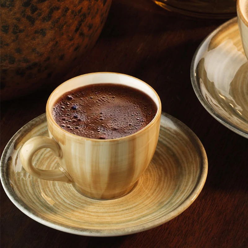 

Kutahya фарфор Nanocream 6 человек кофейная чашка набор турецкий кофе эспрессо 891001 Сделано в Турции % 100 Оригинал