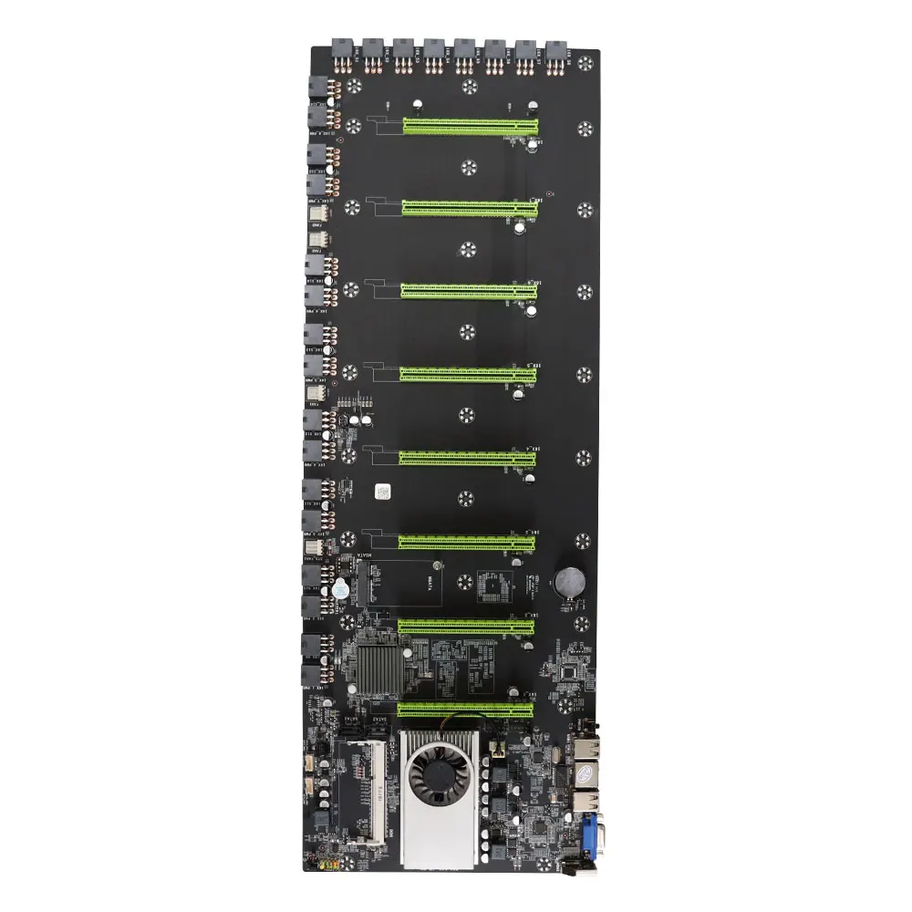 Материнская плата для майнинга ETH BTC-T/D37 с CPU Set 8 Слот GPU DDR3 ПАМЯТЬ встроенный