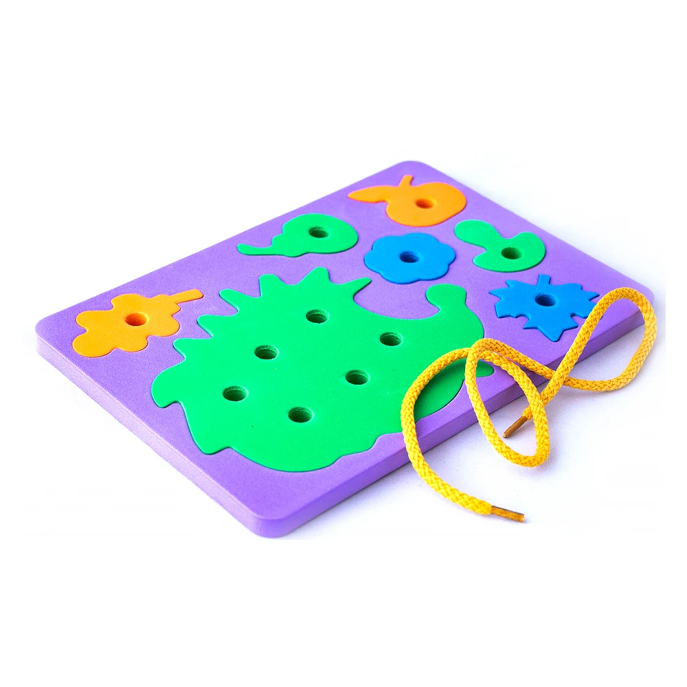 Формы на шнурочках. Добрый ежик|Сортеры| |