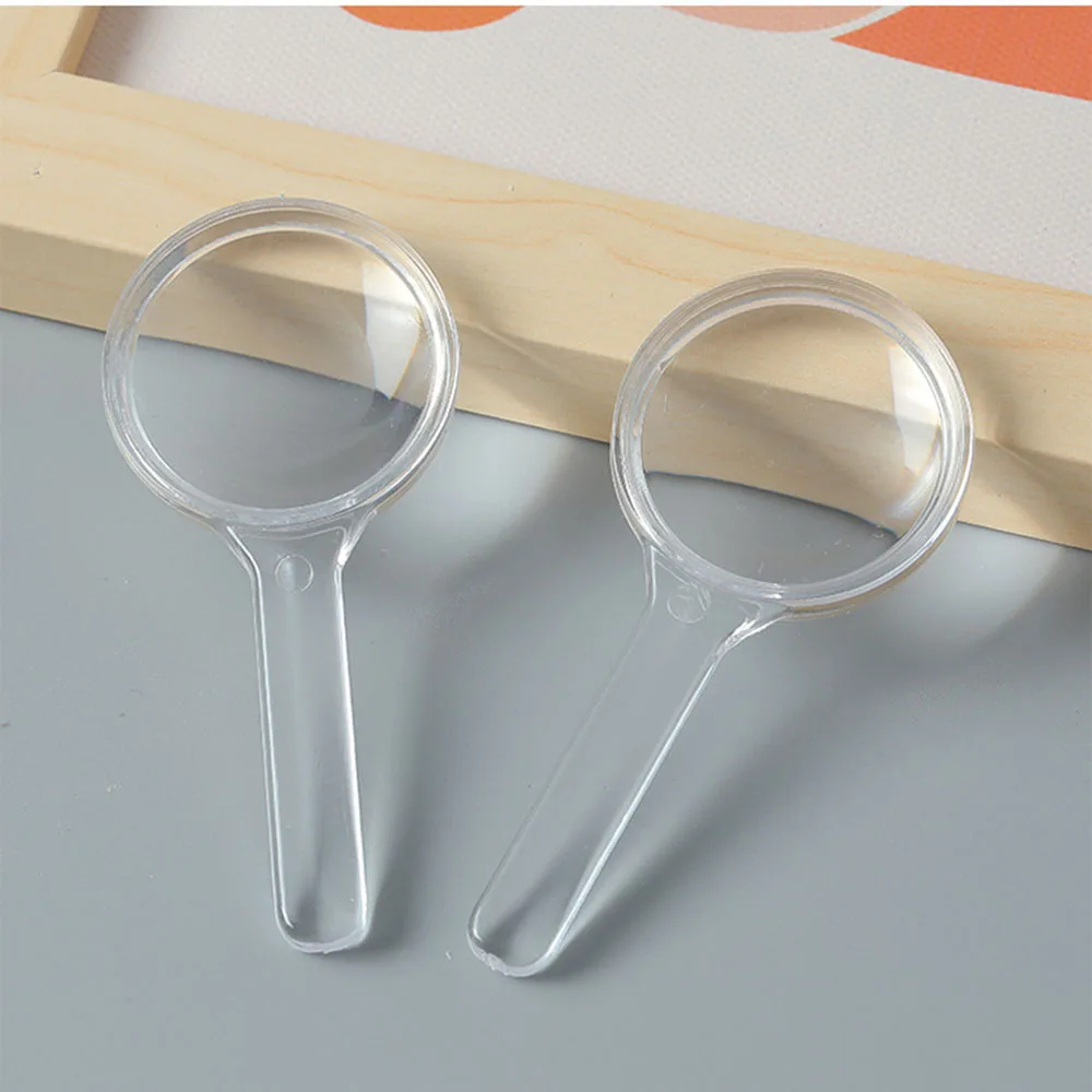 Акриловое прозрачное бензольное пластиковое увеличительное стекло 35 мм с