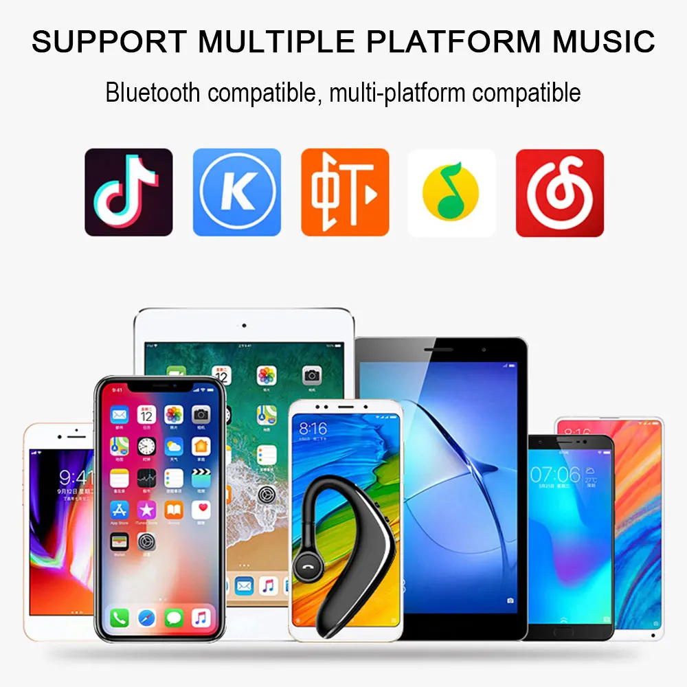 Беспроводная Автомобильная гарнитура Bluetooth 5 0 водонепроницаемая вращение на 180 °