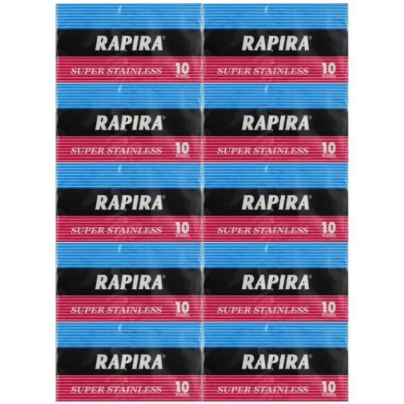 Лезвия для бритвы RAPIRA Super из нержавеющей стали с двойным лезвием от AliExpress WW