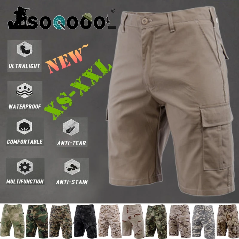 Водонепроницаемый Тактические Шорты Карго Мужские Открытый Мода Повседневная