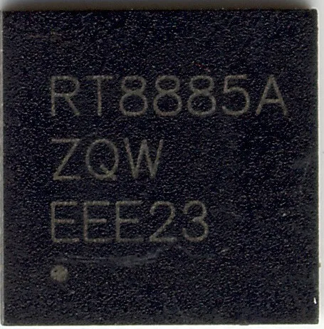 Микросхема RICHTEK RT8885A (RT8885AZQW)|Комплектующие для ремонта ноутбуков| |
