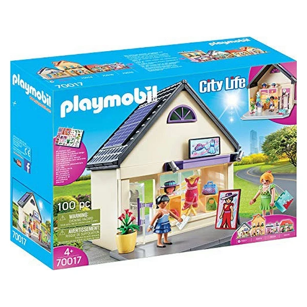 Игровой набор City Life My Fashion Store Playmobil 70017 (100 шт) | Игрушки и хобби