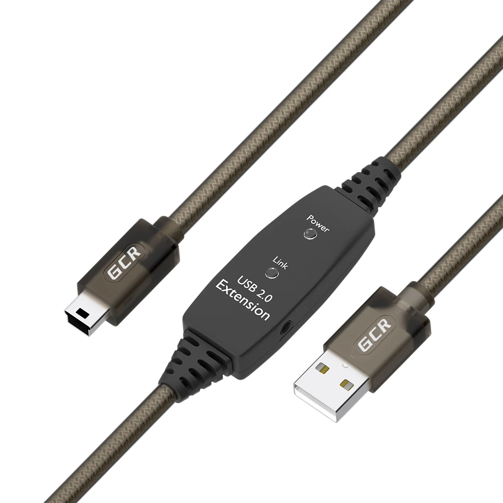 GCR Кабель активный usb cable для ПК mini MP3 удлинитель регистратора GPS