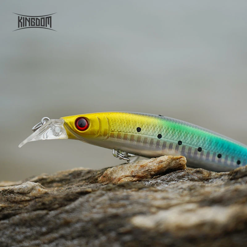 Королевство рыболовные приманки Minnow для соленой воды, моря воблеры Jertbait искусственная, жесткая, для рыбалки приманки 125 мм 23 г подойдут для морского окуня малогабаритная управляемая модель 5354