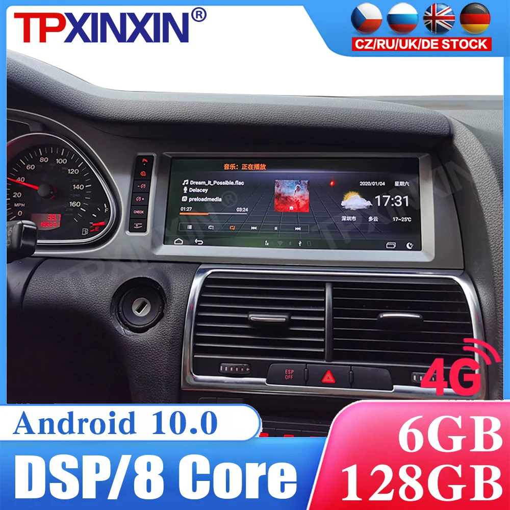 

Android 10.0 Car Radio For Audi Q7 2006 - 2007 Multimedia Video Player Navigation Stereo HeadUnit GPS accessories Auto 2din dvd