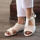 Mio Gusto бренд Мария, Белыйкожачерныйкоричневый цвет, высококачественные женские сандалии на плоской подошве