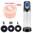 Электрический насос для пениса, секс-игрушки для мужчин, USB зарядка, автоматический удлинитель пениса, вакуумный насос, увеличитель пениса, эрекция, Мужской мастурбатор
