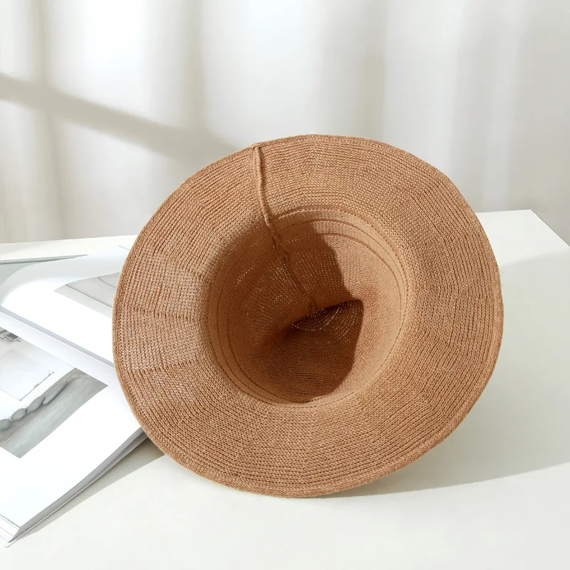 

Halloween Witch Hat Women Wool Knit Hat Fashion Solid Bucket Cap Festival Party Hat Fisherman Hat Basin Hat Summer Suncreen Caps