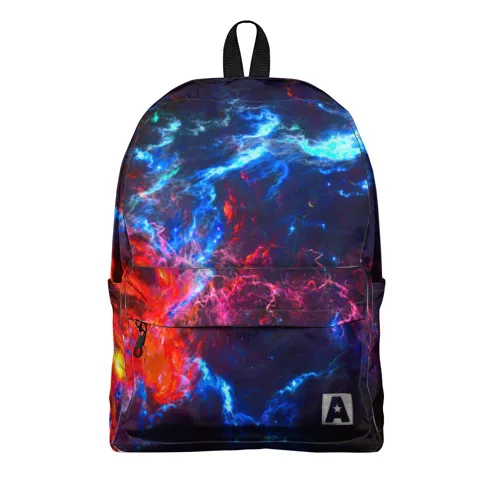 Рюкзак 3D с принтом Космос для мальчиков и девочек работы в школе путешествий