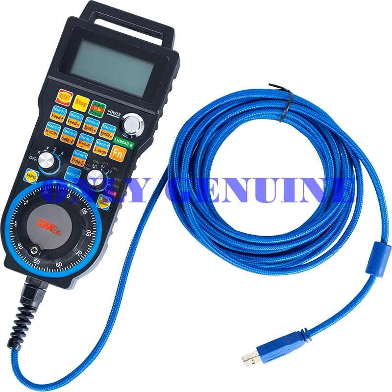 

Free Shipping Hand Wheel Controller 4 Axis 6 Axis Support MACH3 Connect CNC Machinery Parts