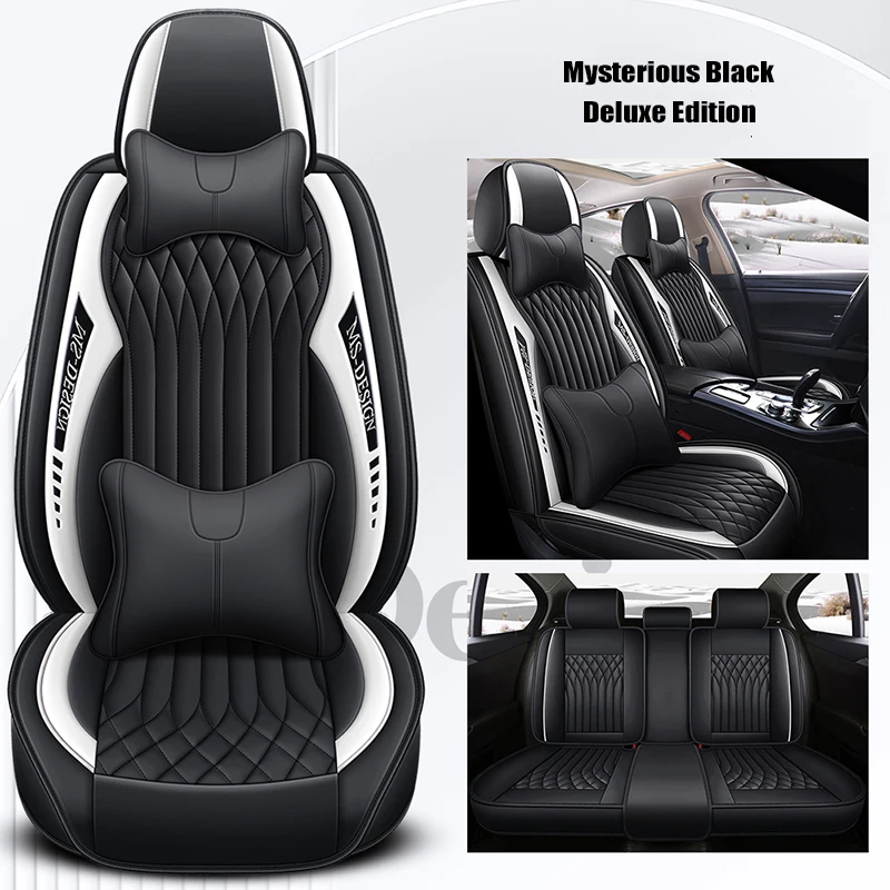 

WLMWL Leather Car Seat Cover for Volvo All Models s60 v40 xc70 v50 xc60 v60 v70 s80 xc90 v50 c30 s40 car accessories