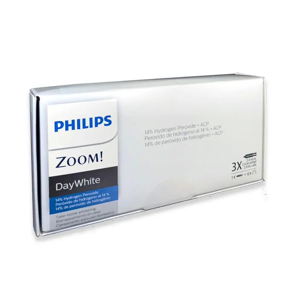 Philips Zoom Teeth Bleaching Gel DayWhite 9.5% 14% ACP Tooth Whitening Kit day white 3 syringes whiten teeth free shipping enlarge