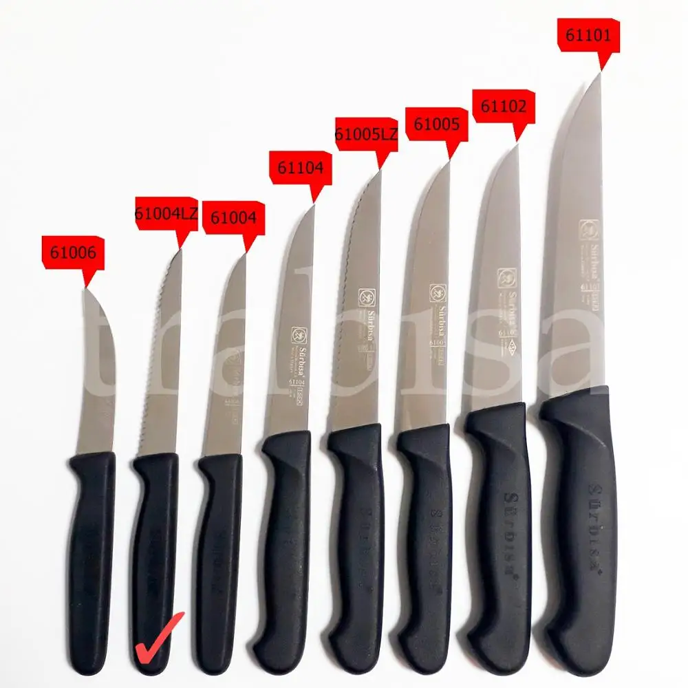 Колбасный нож для кухни овощей и фруктов из нержавеющей стали производство