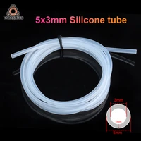 trianglelab 5x3mm silicone tube 2m4m for dragon lc hotend 3d printer