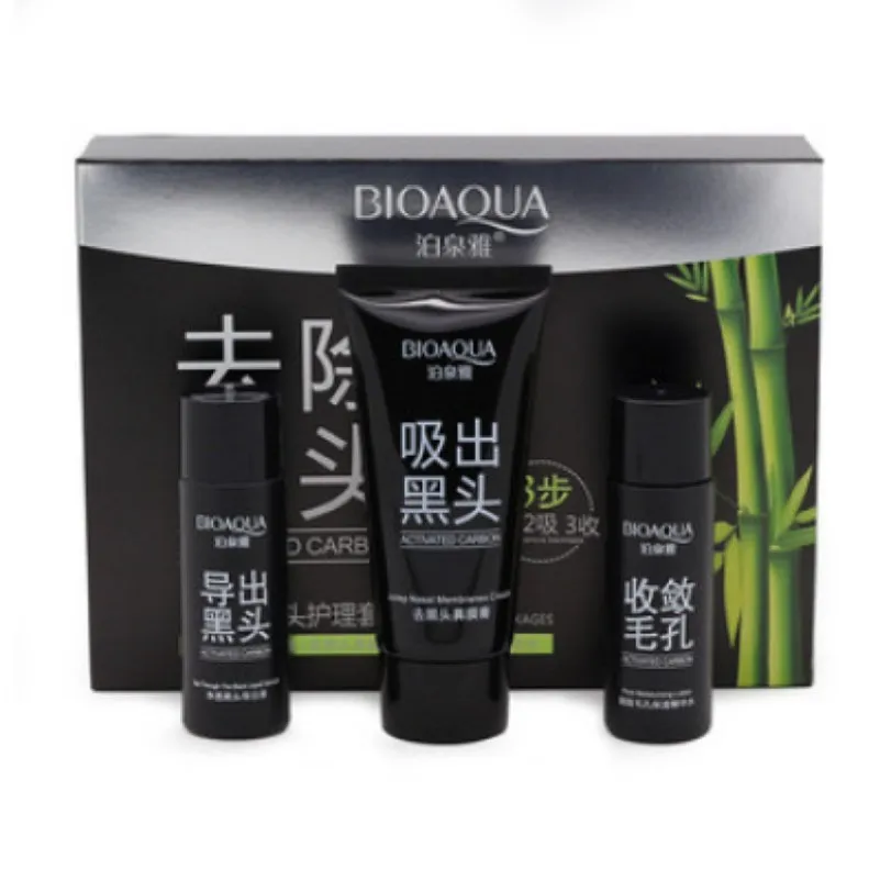 Набор трехступенчатая система очистки пор от черных точек Bioaqua | Красота и