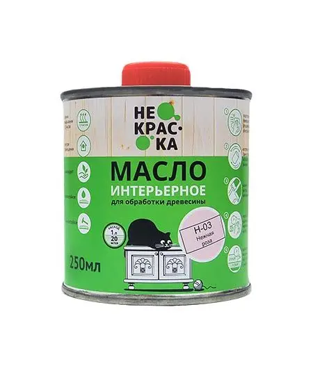 НЕКРАСКА ИНТЕРЬЕРНОЕ МАСЛО 0 25 л нежная роза |
