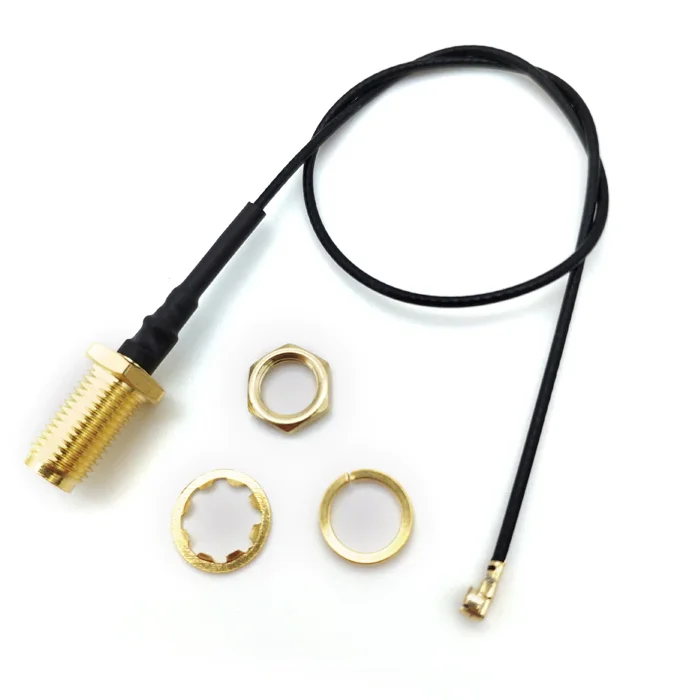 Соединительный кабель IPEX-SMA/UFL-SMA для антенн Wi-Fi/GSM/2G/3G/4G длина 15 см