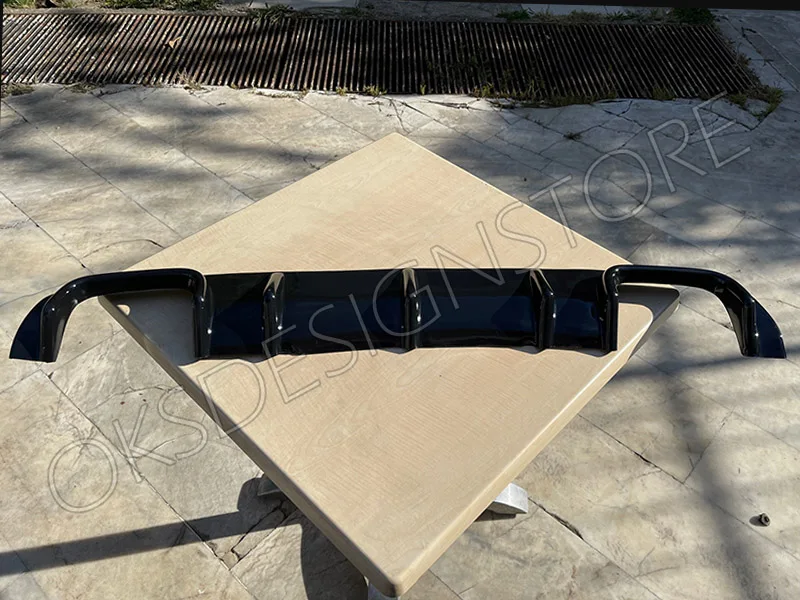 Диффузор для заднего бампера BMW E39 M Tec 5 Series 1996 1997 1998 1999 2001 TECH черный задний диффузор