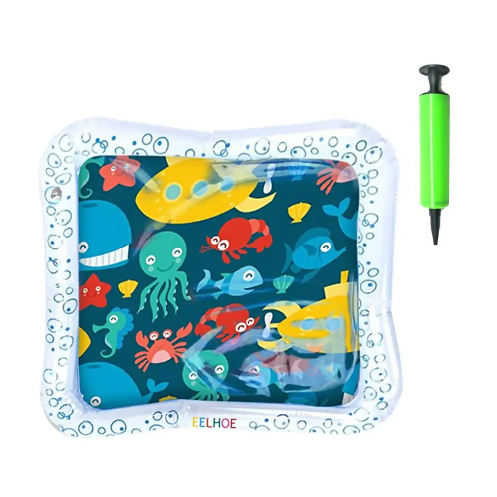 45x45cm Детский Надувной водный игровой коврик, детский игровой коврик для спортзала, детский утепленный ПВХ креативный двойной коврик для малышей, забавная игрушка-подушка - Цвет: 45x45cm