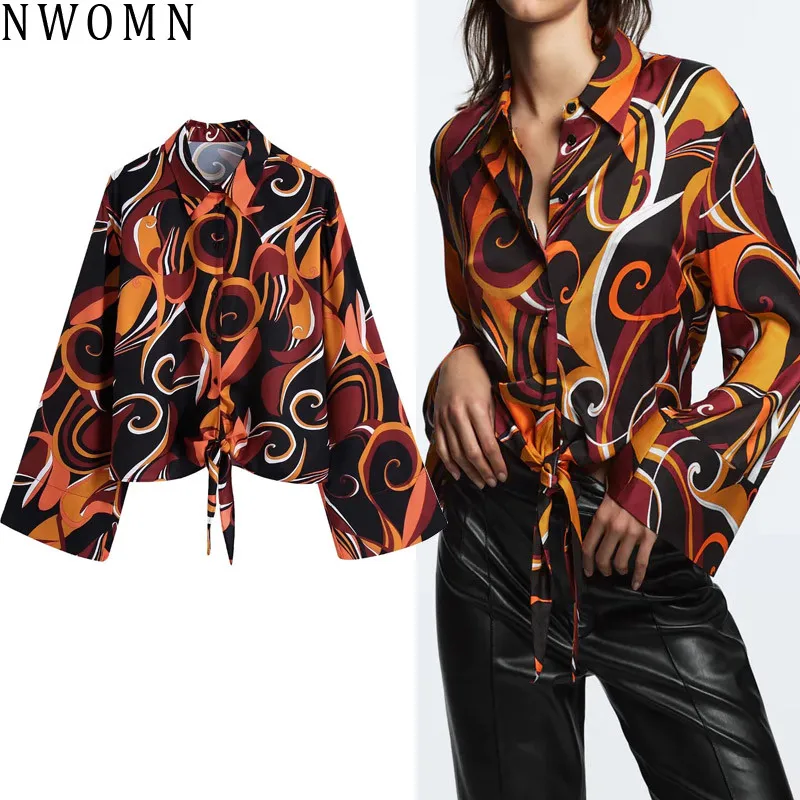 

Женская винтажная рубашка с длинным рукавом, на пуговицах