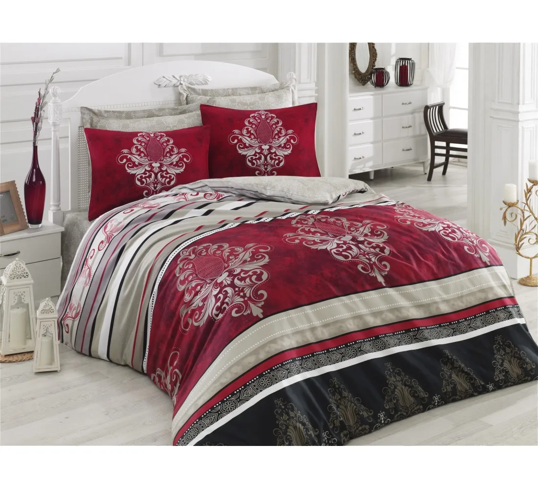

Cotton Box Turkey Double Duvet Duvet Cover Bed Sheet Pillowcase King Size Duvet Cover Bedding 100% Cotton Bedroom 6 Piece Azra