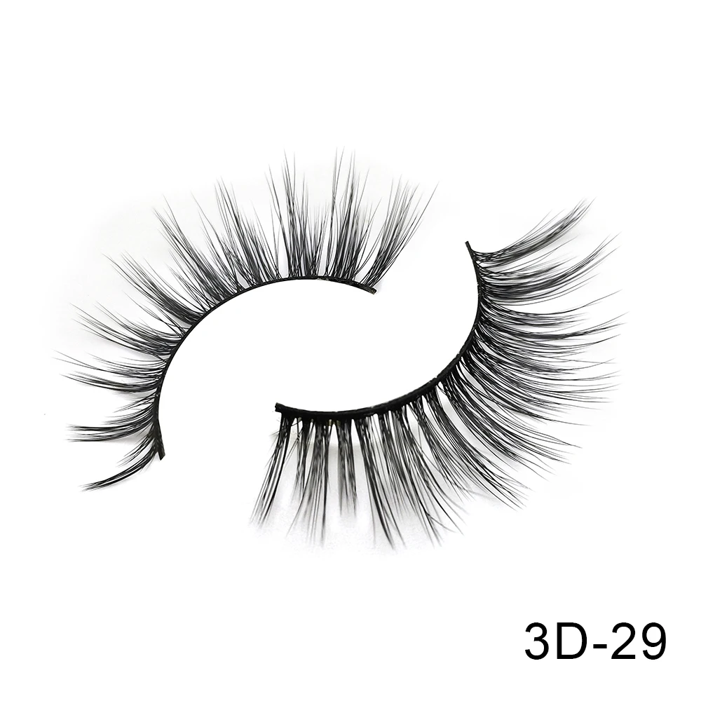 3D-29 6 пар Friholl. m Искусственные норковые ресницы натуральные длинные ресницы ручной работы макияж 25 мм Искусственные норковые ресницы 3D синтетические шелковые накладные ресницы - Цвет: 3D-29