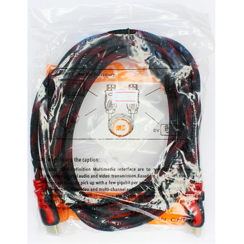 Кабель HDMI ver. 1.4 длина 3 метра в нейлоновой оплетке | Электроника