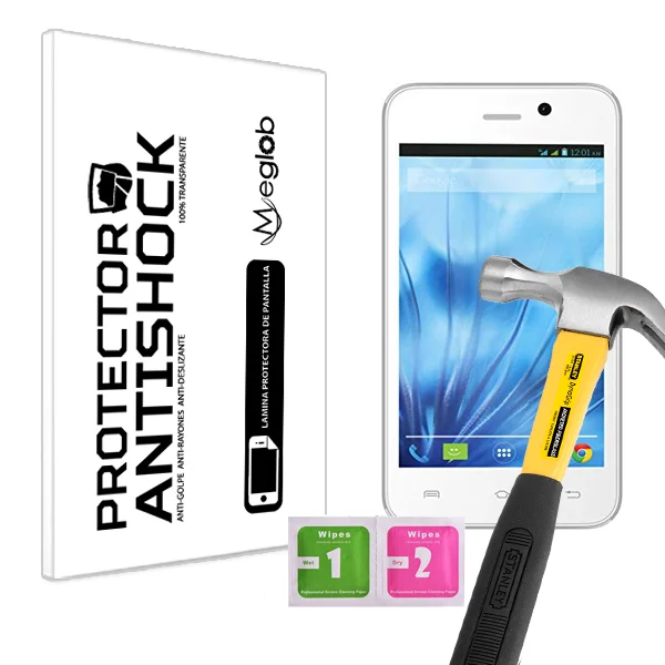 Protector de Pantalla Anti-Shock Anti-Golpe Anti-arañazos Compatible con Lava Iris X1 Atom S |