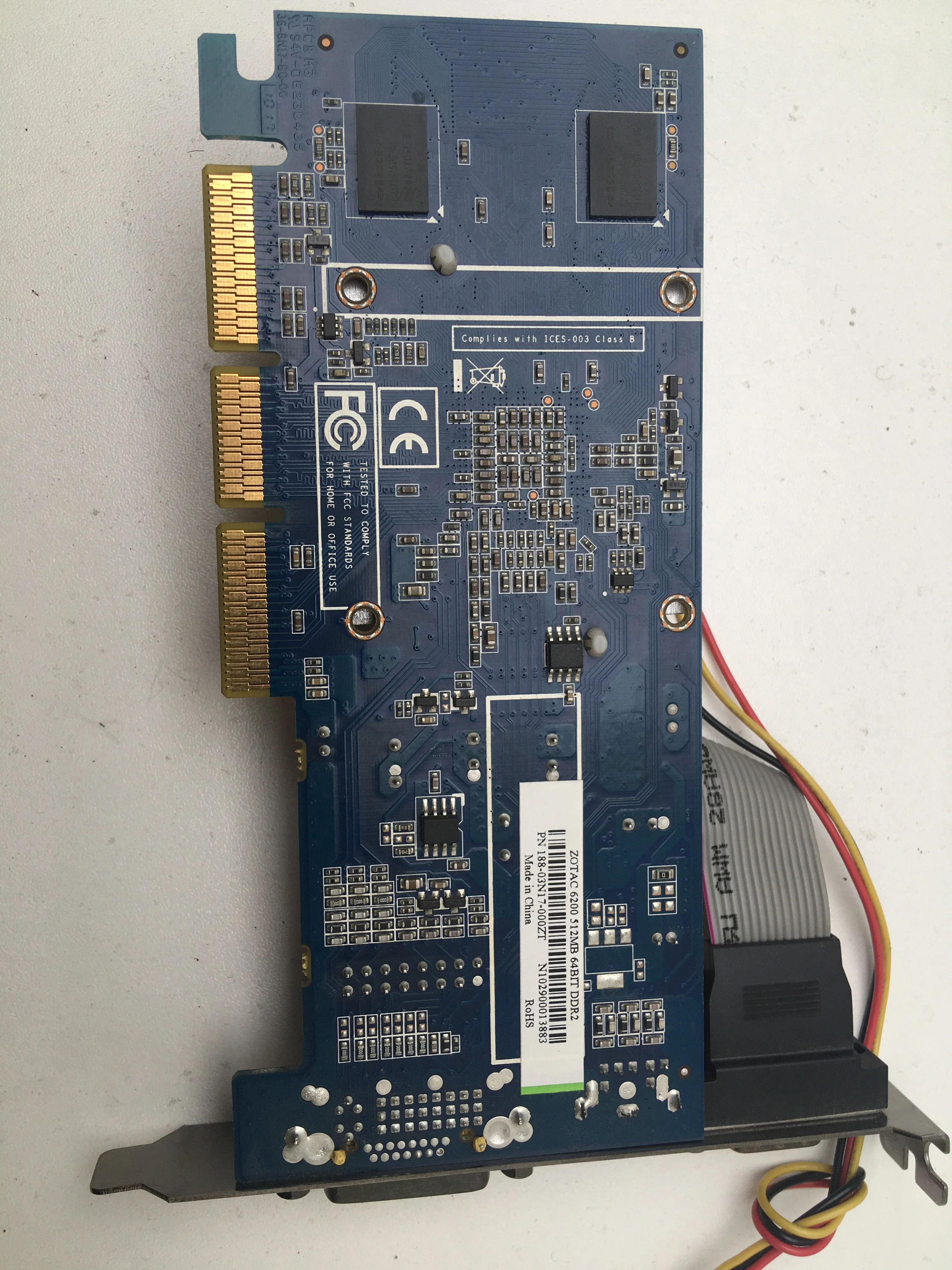 Zotac GeForce video card 6200 512 MB 64bit DDR2 AGP 8x201MHz |