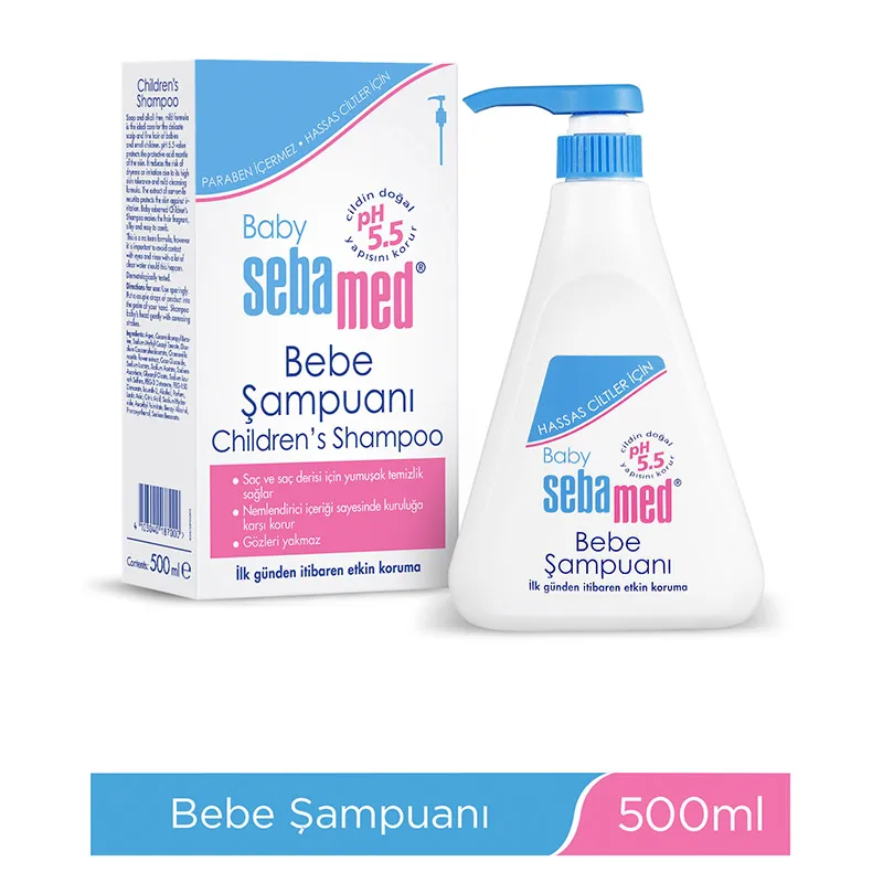 

Sebamed Baby pH 5.5 Baby Shampoo 500 ml soap free and alkaline free