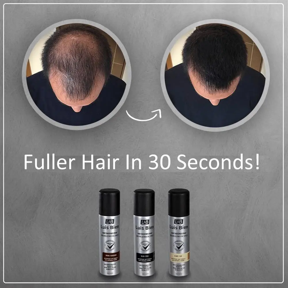 Luis Bien загуститель волос кератиновые волокна для наращивания спрей утолщение