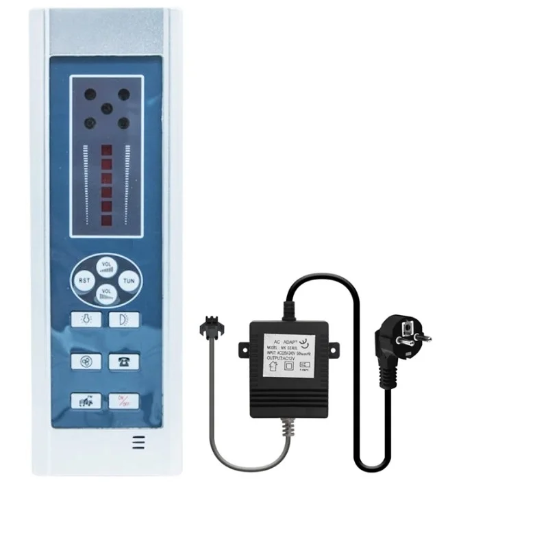 Control panel for shower cabin with FM radio. Power supply electronic control panel.  Обустройство