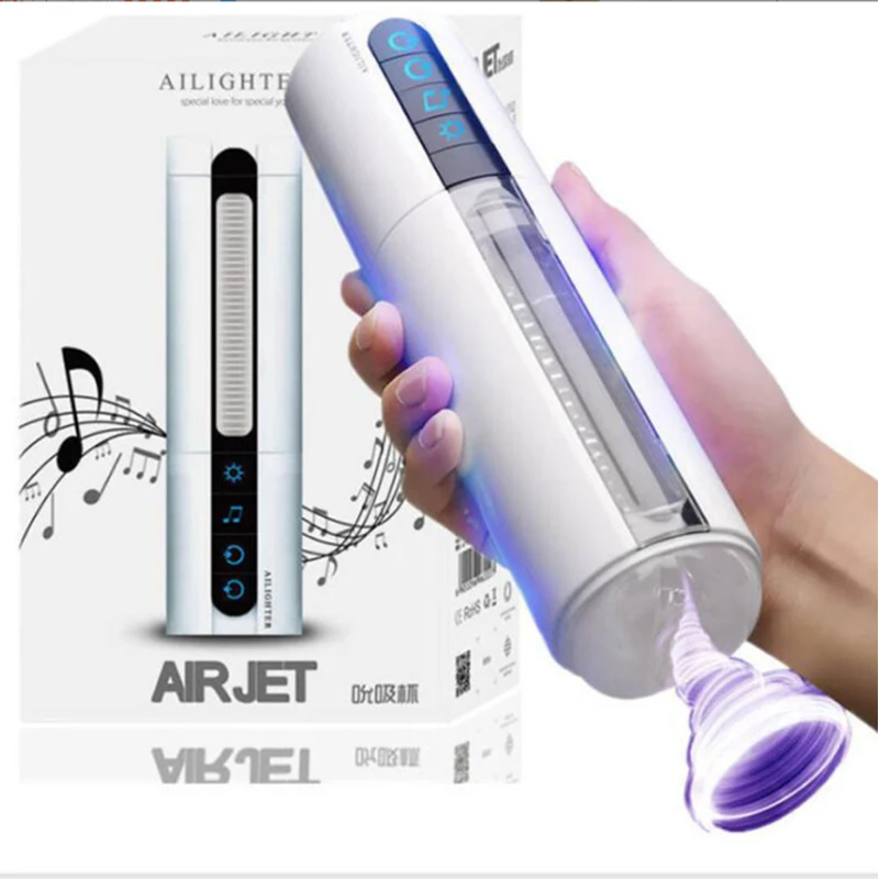 Male Masturbator 10 Adjustable Modes Automatic Telescopic Rotation Masturbation Cup Electric Real Vagina Voice Sex Toy for Men