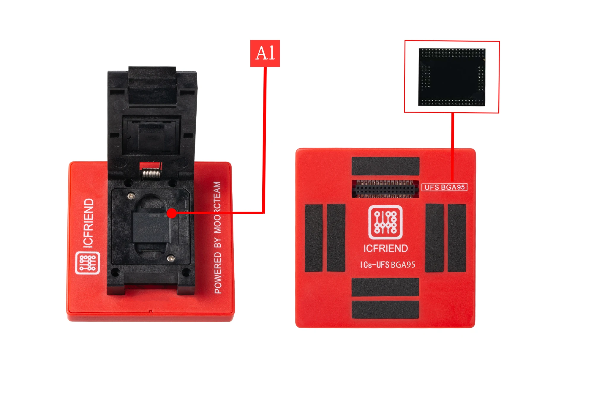 Medusa Pro II MOORC UFS 3 IN 1 153 /254 Adapter + 95 A4 Socket | Мобильные телефоны и аксессуары