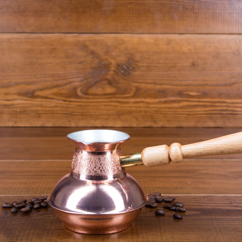 Турка медная TimA &quotСлавяночка&quot со съемной ручкой и покрытием олова 500