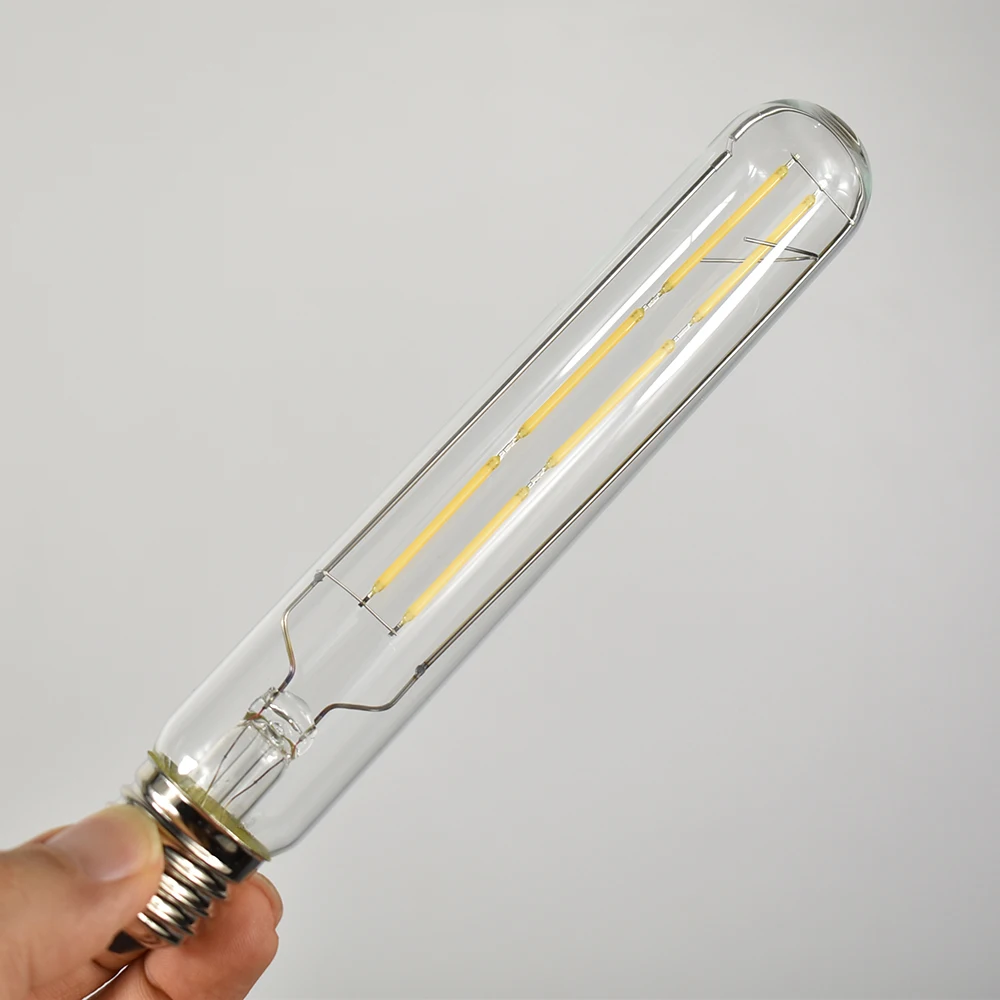 Диммируемая лампа T30 120 В 3000 К 4000 к 6000 тонкая трубчатая Светодиодная накаливания в