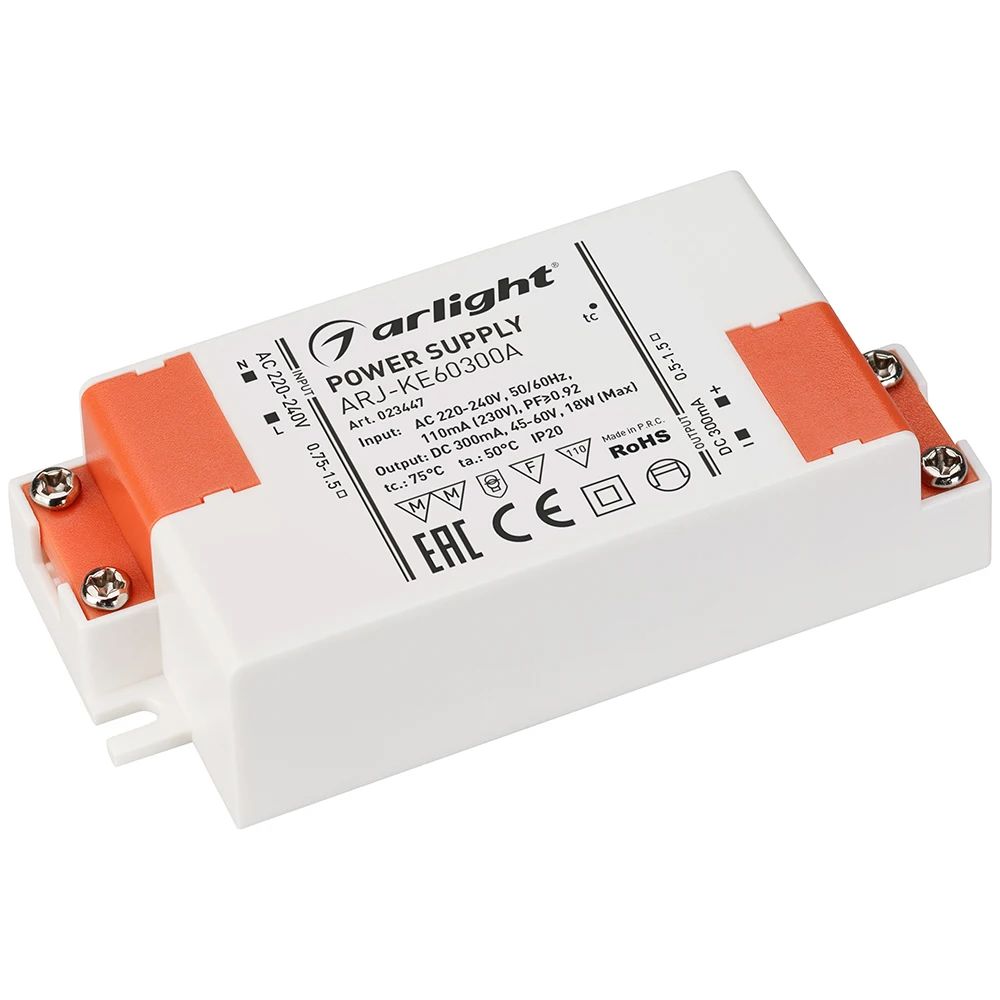 Блок питания ARJ-KE60300A (18W 300mA PFC) | Освещение