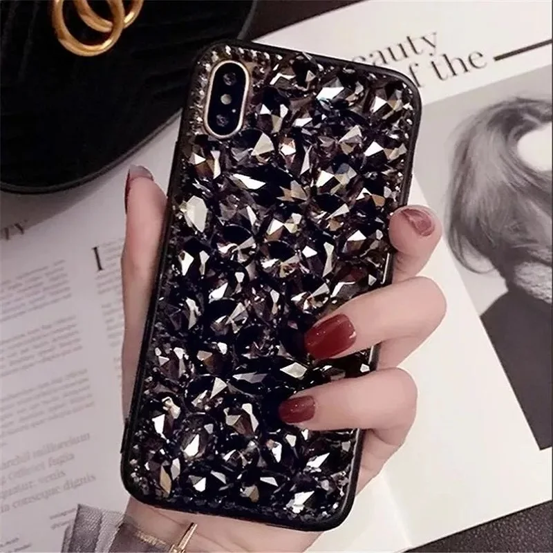 Чехол со стразами для Samsung Galaxy A60 A50 S10 Lite S10E S9 S8 Plus M10 M20 M30 A10 A30 A40 A70 A8 A9 2018 A9S чехол