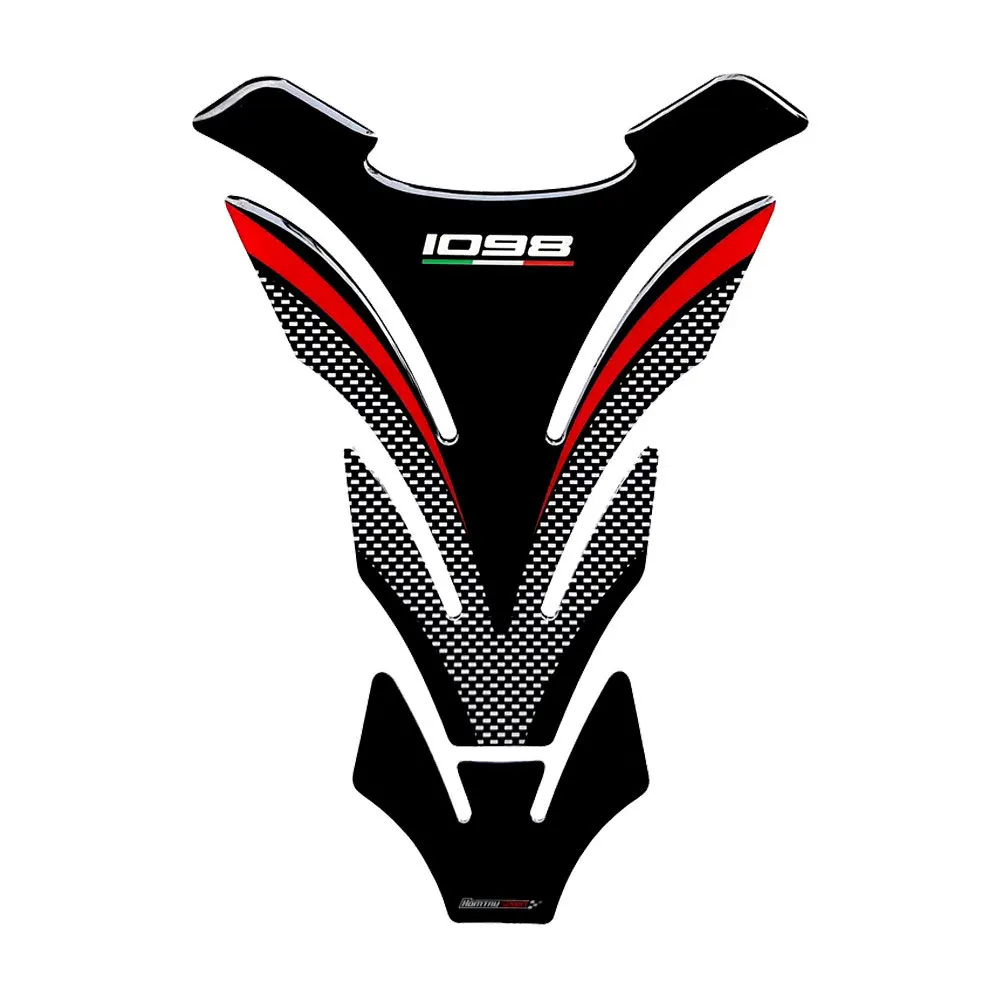3D-наклейки на мотоцикл для Ducati 1098 S триколор/1098 R Bayliss Edition защитная накладка