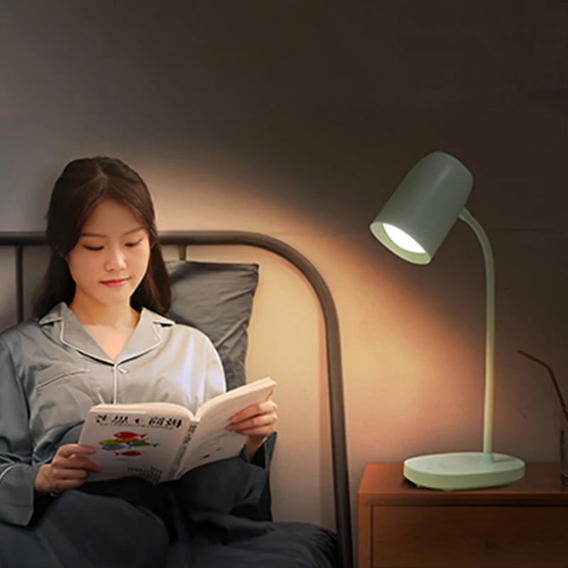

BANLTRE Small desk lamp, eye protection, special charging plug-in dual-use dormitory bedside lamp for student learning