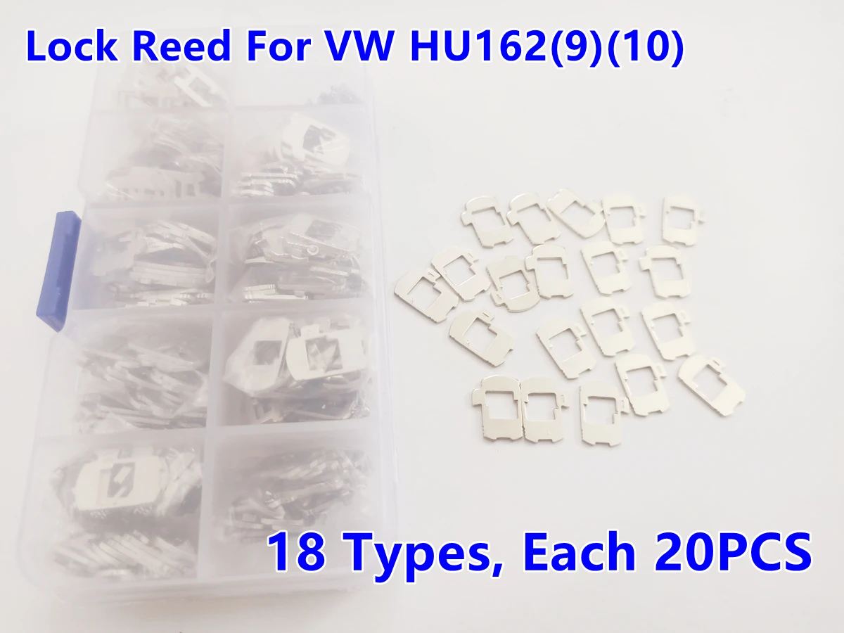 

Lock Reed HU162(9)(10)Stainless steel 18 Types Each 20PCS Lock Plate For HU162(9)(10) FO21 TOY43 for Car Lock /LOT