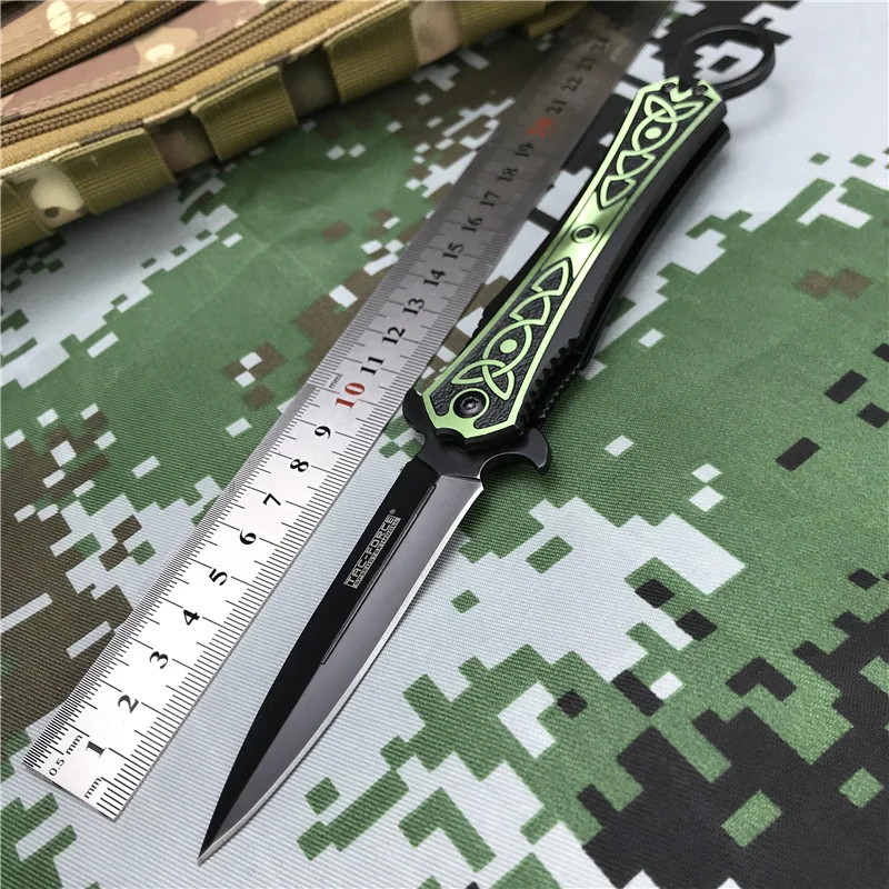 

T Swordfish Tactical Folding Knife 7cr13mov Blade Aluminum Alloy Handle Outdoor Self Defense Hunting Camping EDC Knives Tool